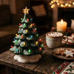 Árbol de Cerámica Vintage Iluminado